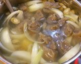 辛味噌牛スジ煮込み。作り方8写真