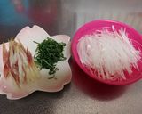 レンジで簡単♪鶏胸肉の香味野菜のせ作り方4写真