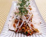 レンジで簡単♪鶏胸肉の香味野菜のせ作り方6写真