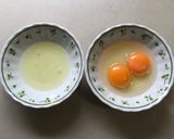 【簡単】キャラ弁 ミッフィー 薄焼き卵作り方1写真