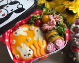 【簡単】キャラ弁 ミッフィー 薄焼き卵作り方17写真