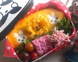 【簡単】キャラ弁 ミッフィー 薄焼き卵作り方18写真