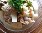 豚バラとキノコのワサビポン酢作り方7写真