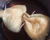 プチフランクを油揚げにつめて煮たやーつ作り方11写真