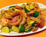 魚肉ソーセージときゅうりのカレーマヨ炒め作り方7写真