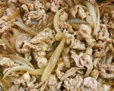 豚バラのドッサリ胡麻炒め作り方1写真