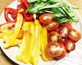 ささみとシャキシャキ野菜のサラダ作り方5写真