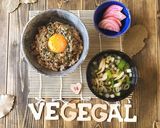 モロヘイヤ納豆丼！～温玉のせ～作り方3写真