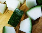 冷やして美味しい…冬瓜の鶏そぼろあん作り方1写真