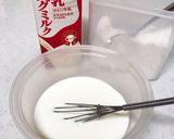 セブンイレブンの杏仁豆腐みたいって❤️作り方1写真