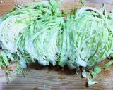 豚肉とキャベツのレンジ蒸し作り方1写真
