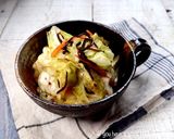 豚肉とキャベツのレンジ蒸し作り方8写真
