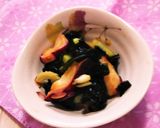 タコとワカメとセロリの酢の物作り方2写真