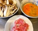 ＊豚肉としめじのたまごとじ＊作り方2写真