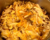 ＊豚肉としめじのたまごとじ＊作り方5写真