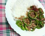 ✿ひき肉とピーマンの❀ピリ辛炒め✿ライス作り方3写真