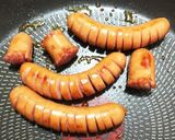 ひまわり可愛い〜ウインナー(ღ✪ｖ✪)｡作り方2写真
