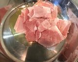 豚肉と茄子の味噌炒め作り方1写真