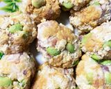 枝豆豆腐豚こま団子夏野菜大葉トマト味噌煮作り方7写真