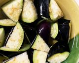 枝豆豆腐豚こま団子夏野菜大葉トマト味噌煮作り方12写真