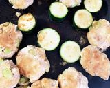枝豆豆腐豚こま団子夏野菜大葉トマト味噌煮作り方20写真