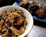 煮物の煮汁で おこわ（中華）作り方8写真