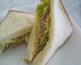 野菜たっぷり♪ごぼうとツナのレタスサンド作り方7写真