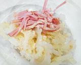 白ゴーヤとハムの中華サラダ!作り方4写真