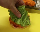 KFCの期間限定! レッドホットサンド♪作り方10写真