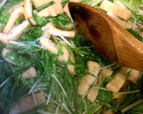 水菜と油揚げの煮浸し♪作り方4写真