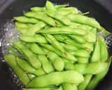 【まな板不要】夏だビールだ！蒸し枝豆作り方8写真
