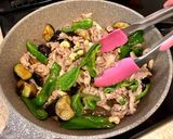 茄子、ピーマン、豚バラの中華炒め作り方4写真