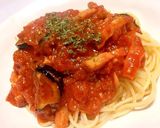 [簡単]トマトナスベーコンパスタ作り方8写真