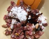 椎茸の肉詰めクリームチーズ入り作り方5写真
