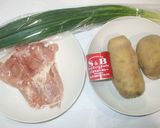 鶏肉じゃが芋のカレー炒め♪簡単作り方1写真