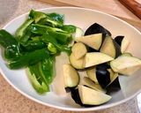 茄子、ピーマン、豚バラの中華炒め作り方1写真