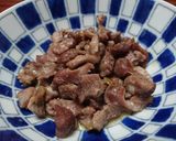 おつまみに！砂肝切れ端ニンニク炒め作り方8写真