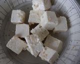 田舎豆腐の塩麹まぶしとろとろオクラかけ作り方1写真
