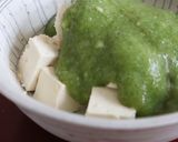 田舎豆腐の塩麹まぶしとろとろオクラかけ作り方2写真
