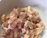 鶏皮活用法！ 鶏皮で作る麻婆茄子★作り方2写真
