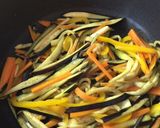 鶏皮活用法！ 鶏皮で作る麻婆茄子★作り方3写真