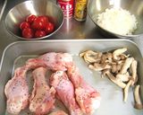 炊飯器で♪チキンカレーピラフ作り方1写真