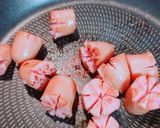 ソーセージと枝豆のカレーケチャップ炒め作り方4写真