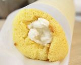 和洋融合*レモンの白餡ロールケーキ作り方27写真