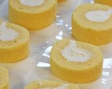 和洋融合*レモンの白餡ロールケーキ作り方32写真