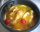 炊飯器で♪チキンカレーピラフ作り方6写真