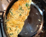 大葉とマーガリンとみりんと牛乳の卵焼き作り方5写真
