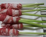 レモングラスにブタ肉巻作り方4写真
