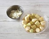 茄子のポタージュ・生姜風味。作り方1写真
