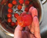 冷凍で皮むき楽々♪ミニトマトマリネ作り方4写真